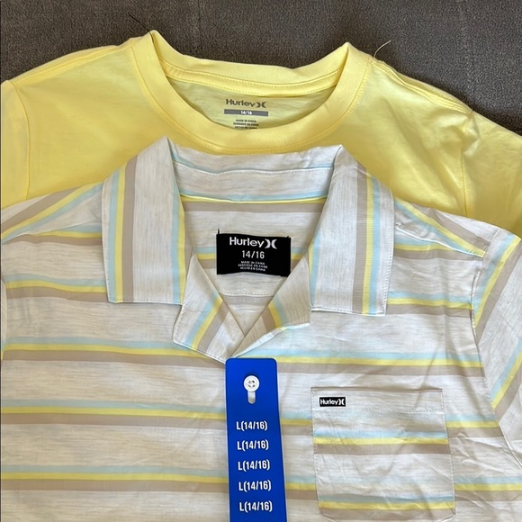 Hurley Yellow and Gray Button Down Shirt - Picture 13 of 13